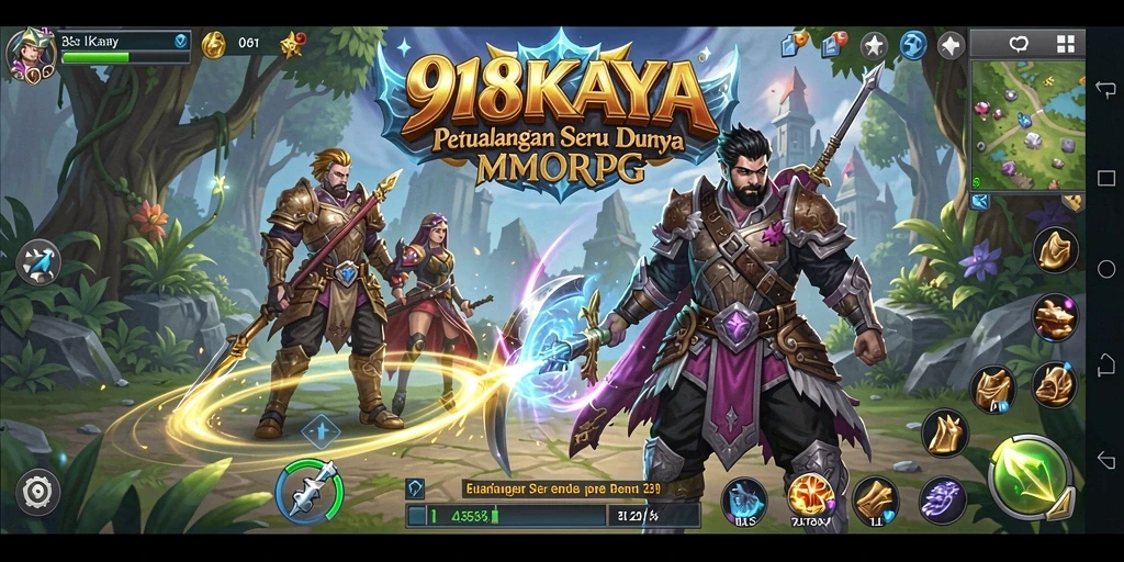Tampilan gameplay petualangan seru dalam 918KAYA.