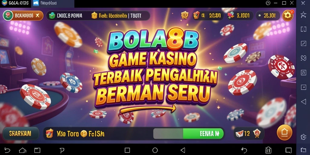 Tampilan gameplay seru dari BOLA88 dalam suasana Kasino.