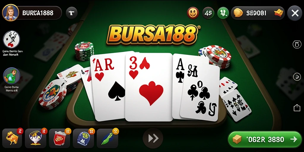 Tampilan gameplay BURSA188 yang seru dan menarik.