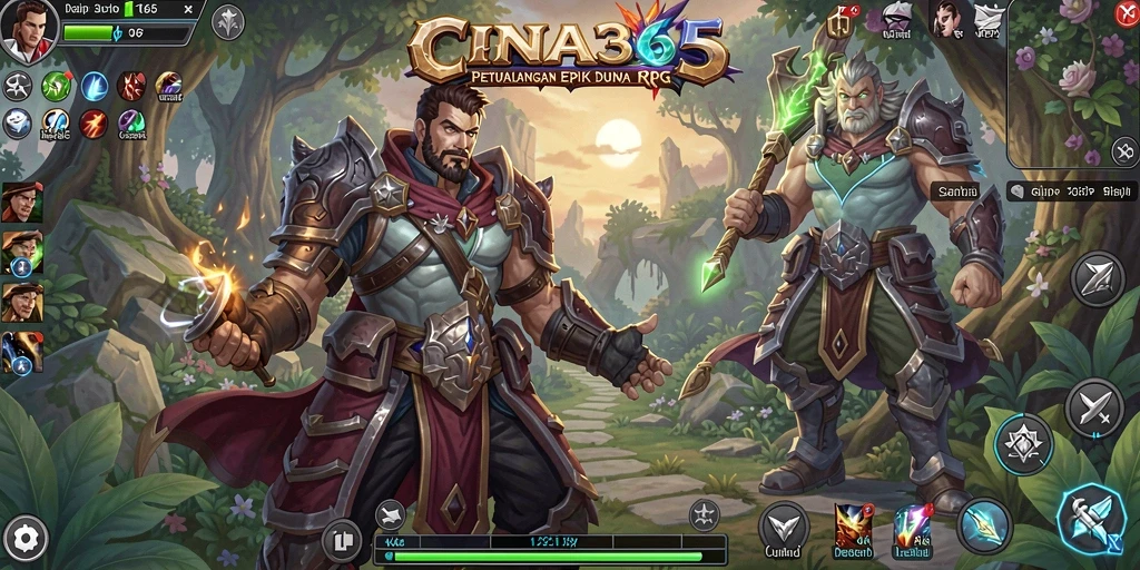 Tampilan gameplay CINA365 yang mendebarkan dan penuh aksi.