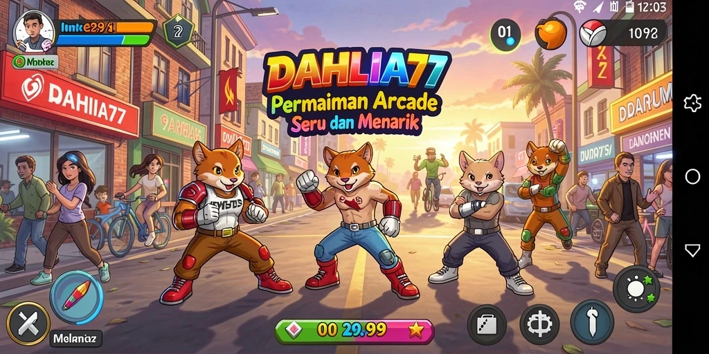 Tampilan gameplay seru DAHLIA77 dengan grafis menawan.