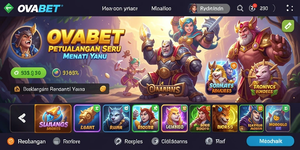 Gameplay seru dalam OVABET dengan petualangan mendebarkan.