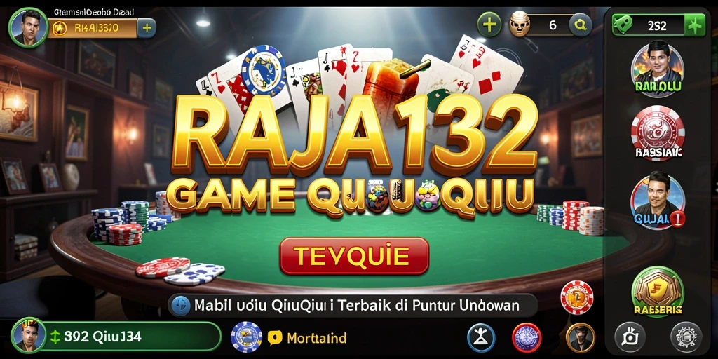 Gameplay seru QiuQiu di RAJA132 dengan teman.
