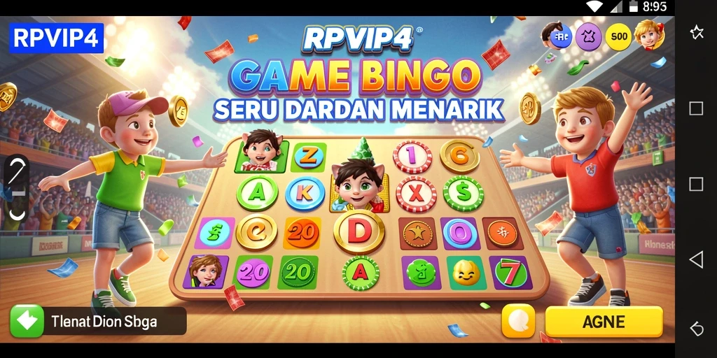 Tampilan menarik gameplay Bingo RPVIP4.