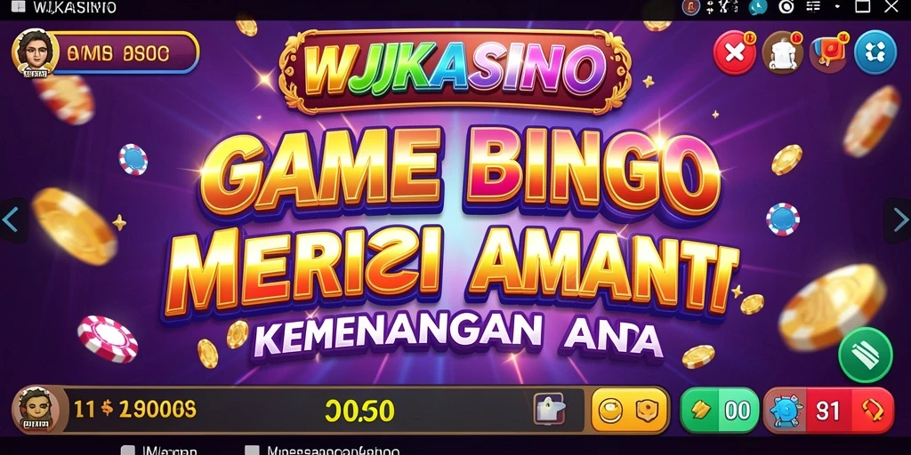 Tampilan gameplay seru WJKASINO saat bermain Bingo.