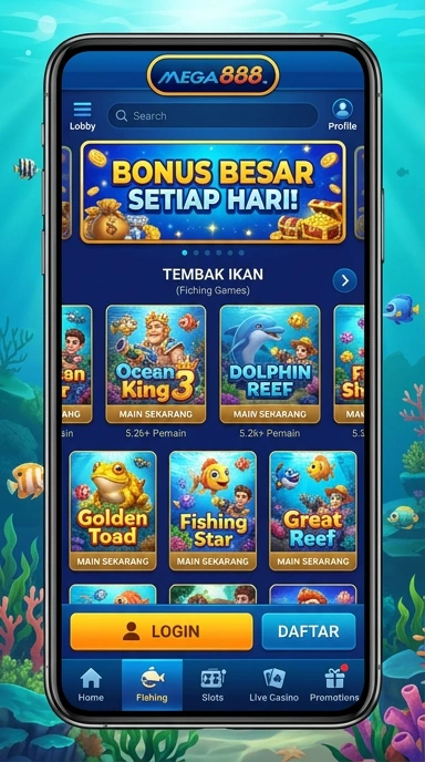 Berbagai jenis game menarik dalam aplikasi mega888.